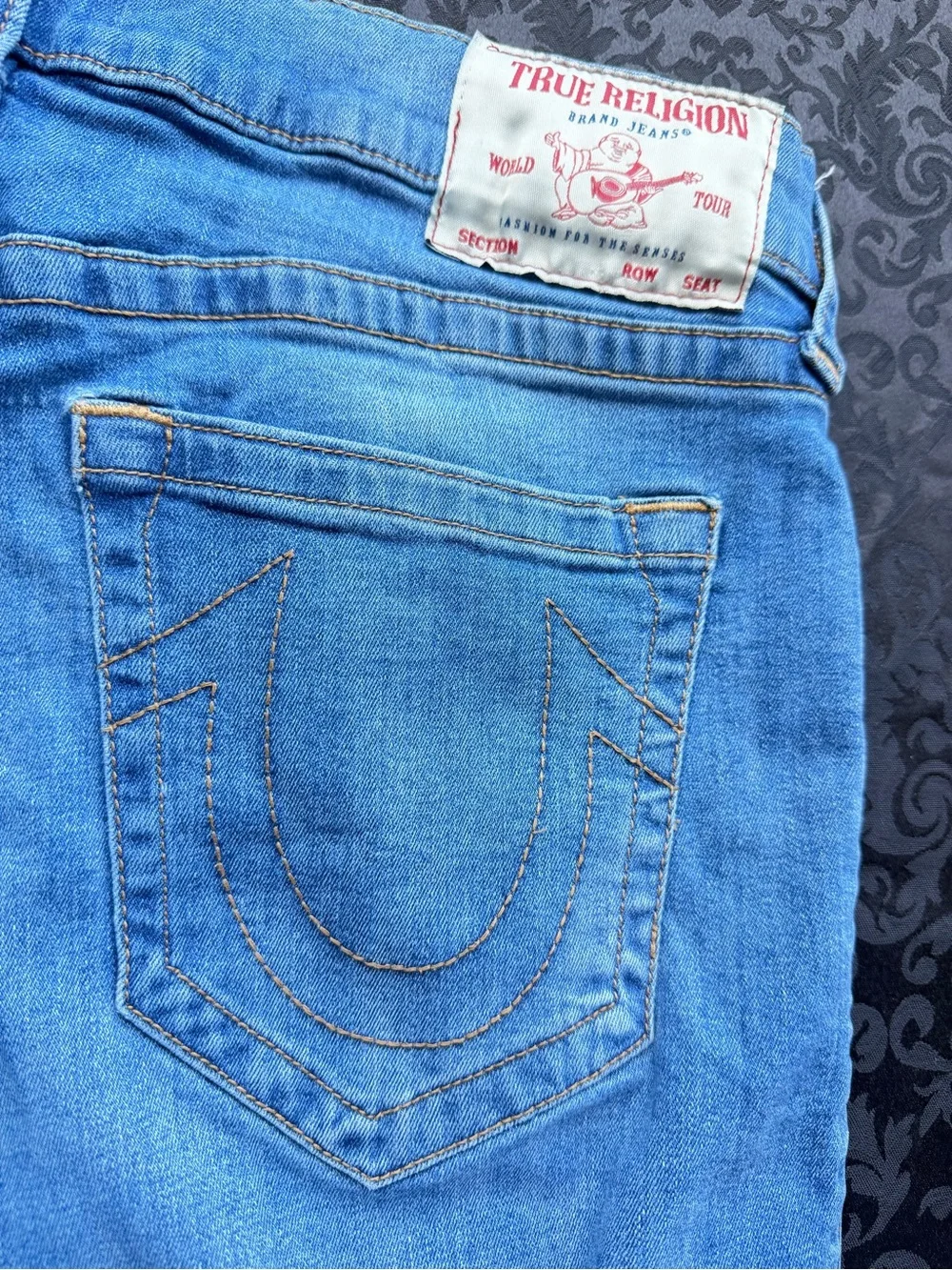 True Religion RICKY Relaxed Straight size 36 Inseam 34”